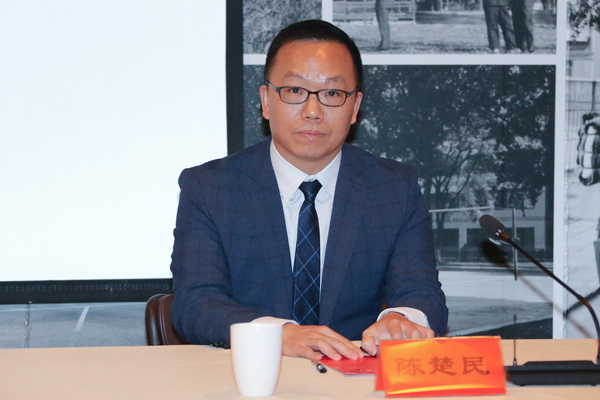 澳门司法警察局经济罪案调查处处长陈楚民出席典礼陈楚民处长在典礼上